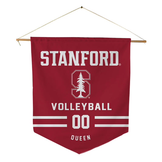 Stanford - NCAA Women's Volleyball : Zaria Queen - Pennant - 18" x 21"-0