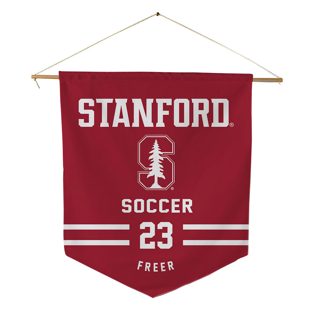 Stanford - NCAA Women's Soccer : Lily Freer - Pennant - 18" x 21"-0