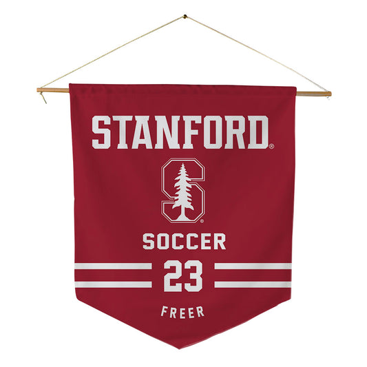 Stanford - NCAA Women's Soccer : Lily Freer - Pennant - 18" x 21"-0