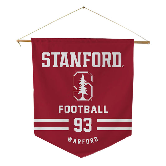 Stanford - NCAA Football : Peyton Warford - Pennant - 18" x 21"-0
