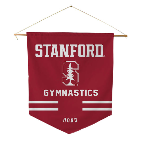 Stanford - NCAA Men's Gymnastics : Xander Hong - Pennant - 18" x 21"-0