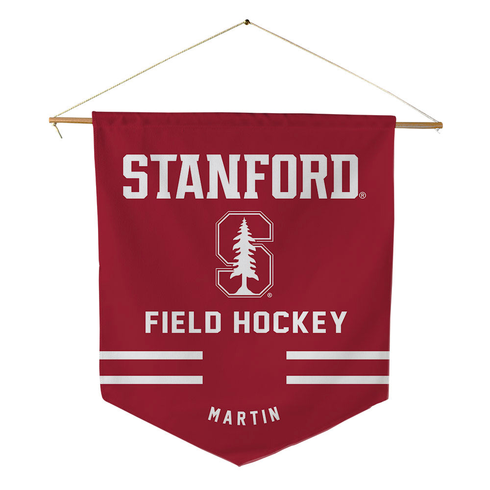 Stanford - NCAA Women's Field Hockey : Liv Martin - Pennant - 18" x 21"-0