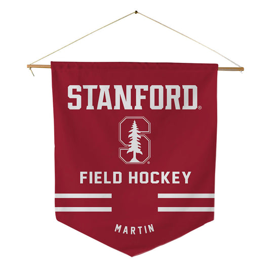Stanford - NCAA Women's Field Hockey : Liv Martin - Pennant - 18" x 21"-0