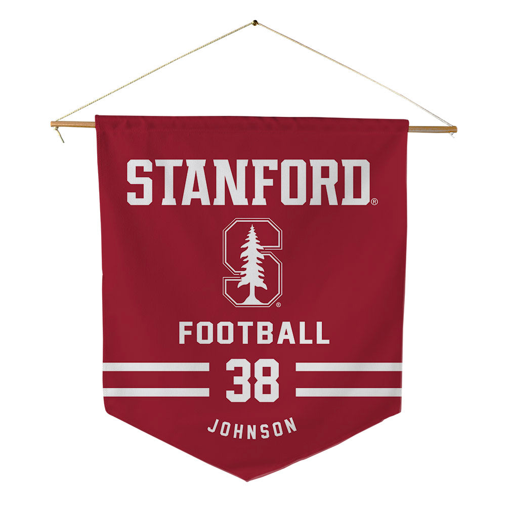 Stanford - NCAA Football : Zach Johnson - Pennant - 18" x 21"-0