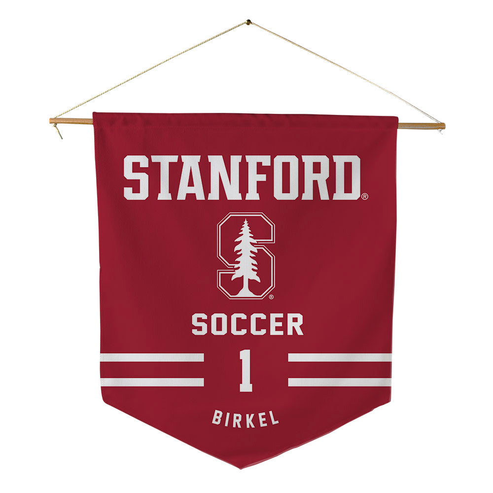 Stanford - NCAA Women's Soccer : Caroline Birkel - Pennant - 18" x 21"-0