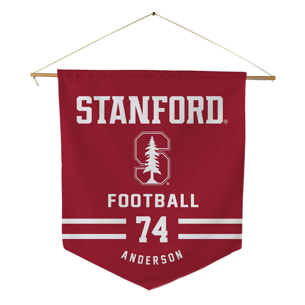 Stanford - NCAA Football : Fisher Anderson - Pennant - 18" x 21"-0