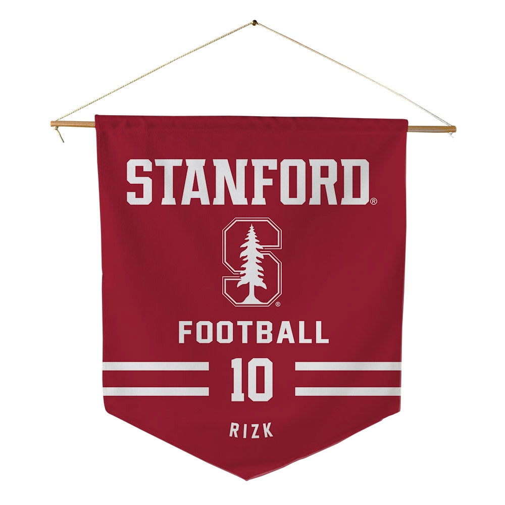 Stanford - NCAA Football : Dylan Rizk - Pennant - 18" x 21"-0