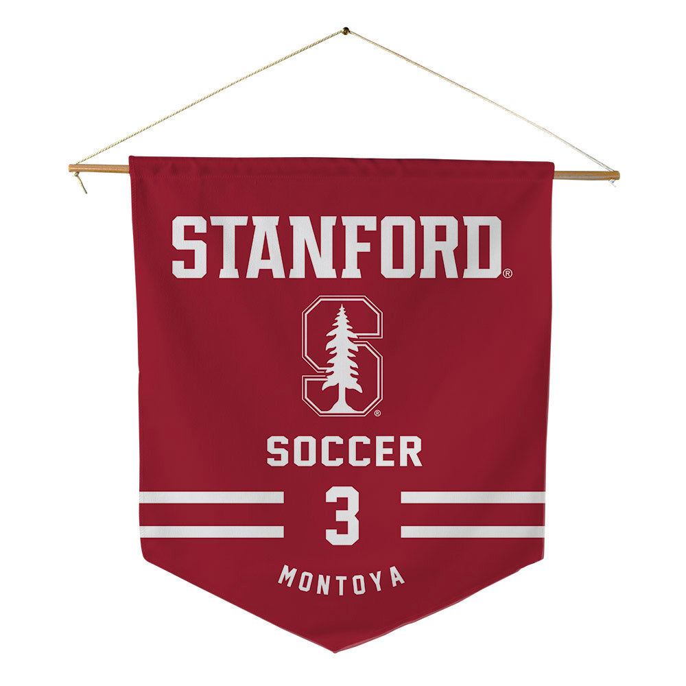 Stanford - NCAA Women's Soccer : Allie Montoya - Pennant - 18" x 21"-0