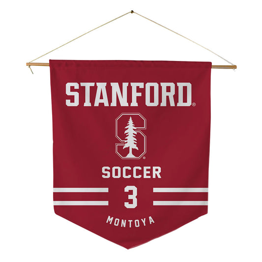 Stanford - NCAA Women's Soccer : Allie Montoya - Pennant - 18" x 21"-0