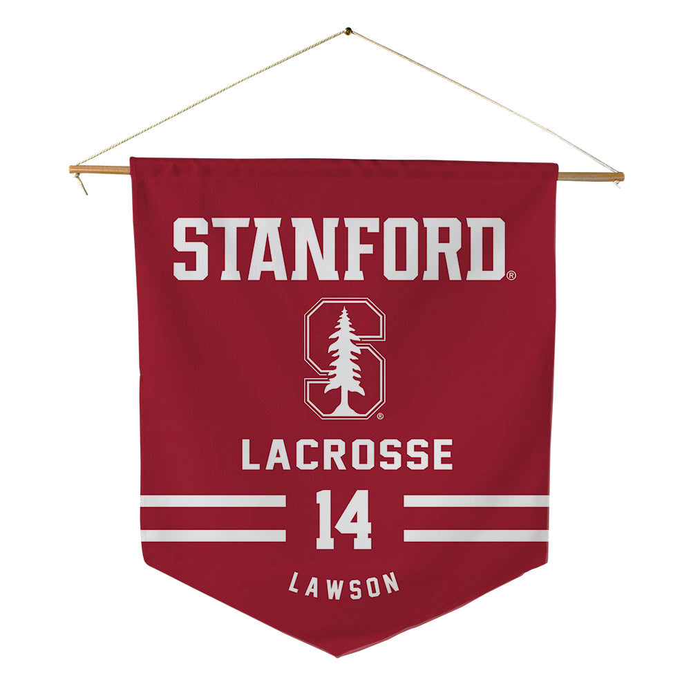 Stanford - NCAA Women's Lacrosse : Amanda Lawson - Pennant - 18" x 21"-0