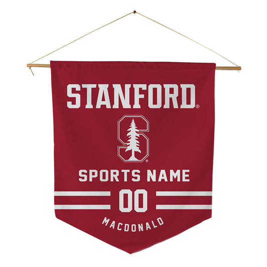 Stanford - NCAA Baseball : Cort MacDonald - Pennant - 18" x 21"-0