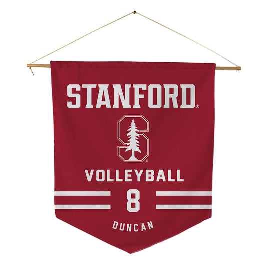 Stanford - NCAA Women's Volleyball : Sidney Duncan - Pennant - 18" x 21"-0