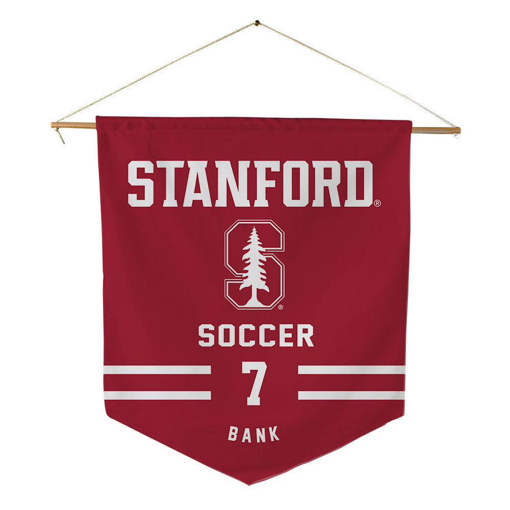 Stanford - NCAA Men's Soccer : Fletcher Bank - Pennant - 18" x 21"-0