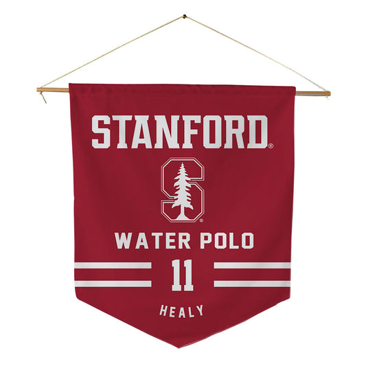 Stanford - NCAA Women's Water Polo : Quinn Healy - Pennant - 18" x 21"-0