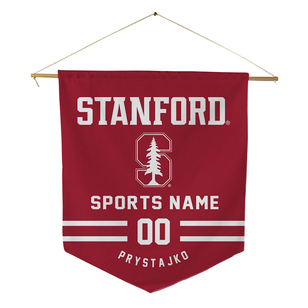 Stanford - NCAA Softball : Zoe Prystajko - Pennant - 18" x 21"-0