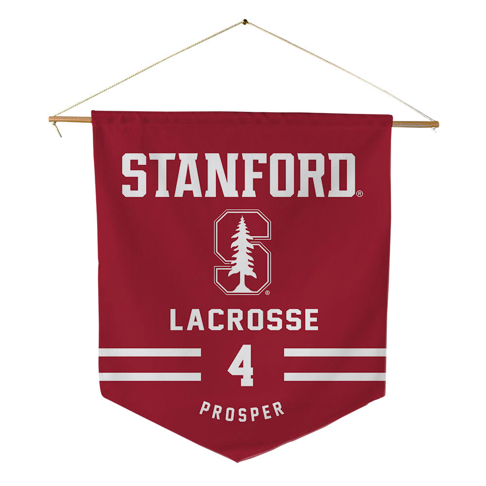 Stanford - NCAA Women's Lacrosse : Olivia Prosper - Pennant - 18" x 21"-0