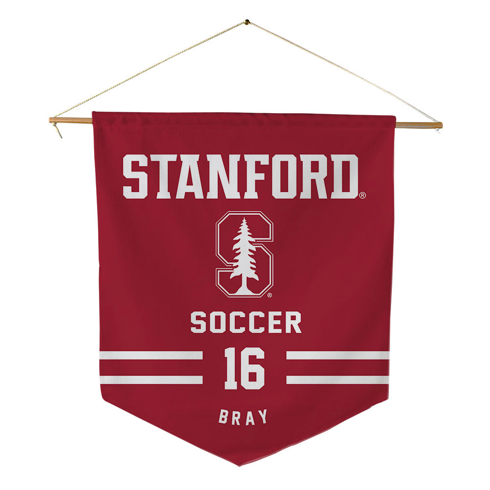 Stanford - NCAA Women's Soccer : Milly Bray - Pennant - 18" x 21"-0