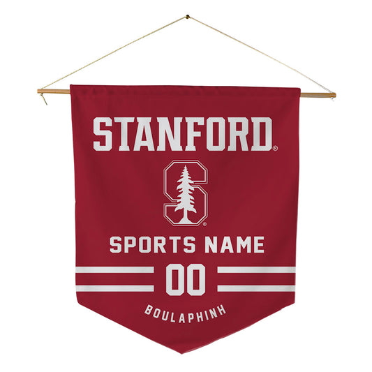Stanford - NCAA Softball : Sydney Boulaphinh - Pennant - 18" x 21"-0