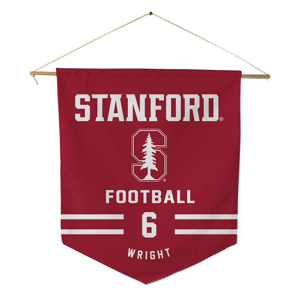 Stanford - NCAA Football : Collin Wright - Pennant - 18" x 21"-0