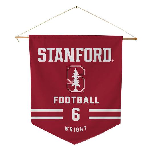 Stanford - NCAA Football : Collin Wright - Pennant - 18" x 21"-0