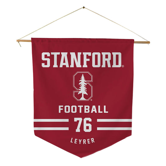 Stanford - NCAA Football : Jack Leyrer - Pennant - 18" x 21"-0
