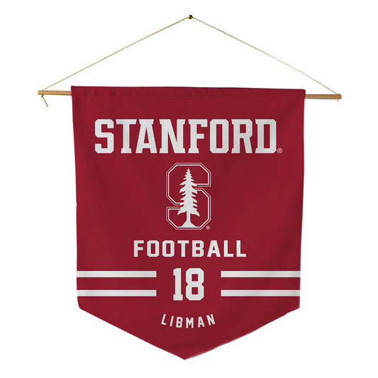 Stanford - NCAA Football : Myles Libman - Pennant - 18" x 21"-0