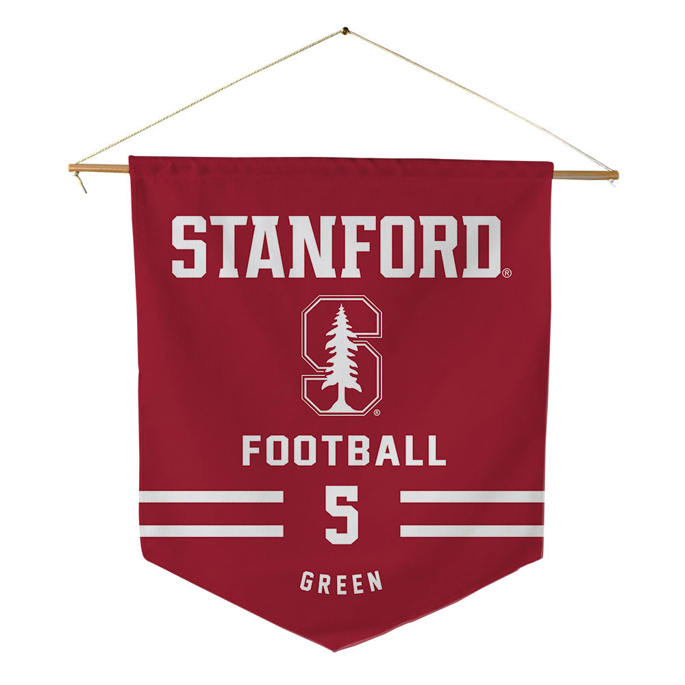 Stanford - NCAA Football : Jay Green - Pennant - 18" x 21"-0