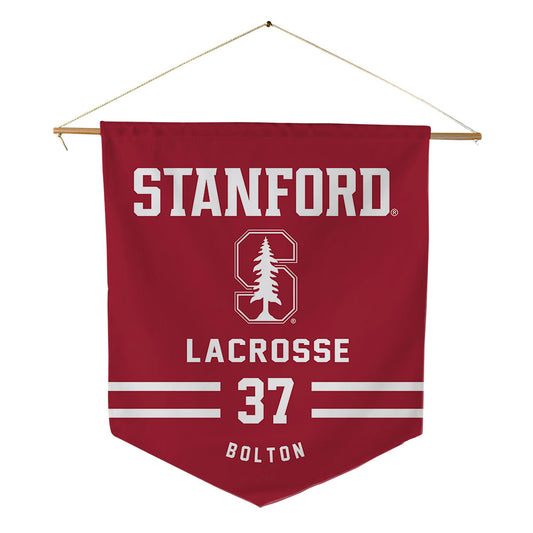 Stanford - NCAA Women's Lacrosse : Bronwyn Bolton - Pennant - 18" x 21"-0