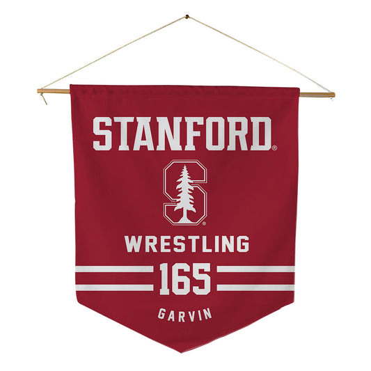 Stanford - NCAA Wrestling : Hunter Garvin - Pennant - 18" x 21"-0