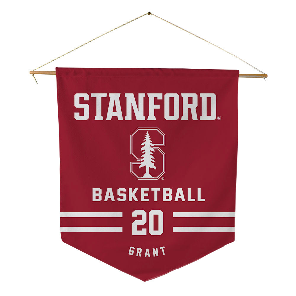 Stanford - NCAA Men's Basketball : Cameron Grant - Pennant - 18" x 21"-0