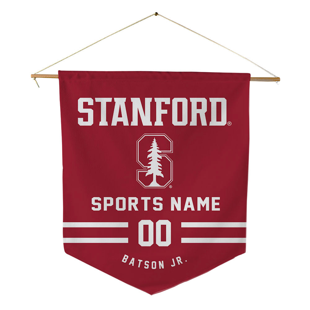 Stanford - NCAA Men's Basketball : Anthony Batson Jr. - Pennant - 18" x 21"-0