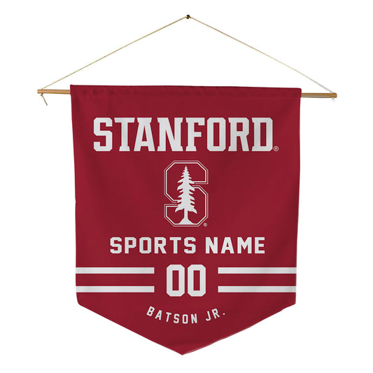 Stanford - NCAA Men's Basketball : Anthony Batson Jr. - Pennant - 18" x 21"-0