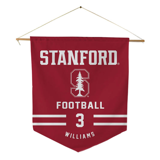 Stanford - NCAA Football : CJ Williams - Pennant - 18" x 21"-0