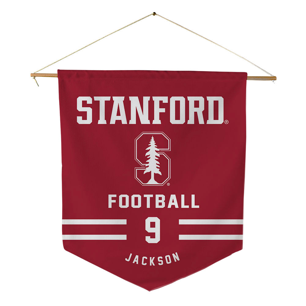 Stanford - NCAA Football : Myles Jackson - Pennant - 18" x 21"-0