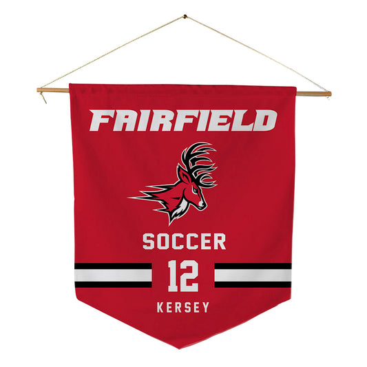 Fairfield - NCAA Women's Soccer : Sam Kersey - Pennant - 18" x 21"-0