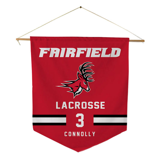 Fairfield - NCAA Men's Lacrosse : Thomas Connolly - Pennant - 18" x 21"-0