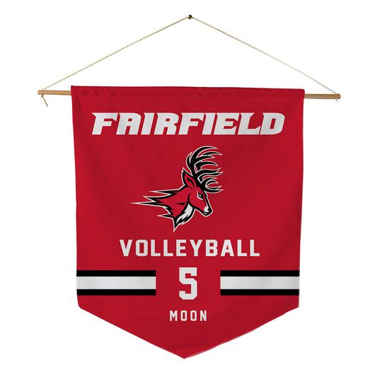 Fairfield - NCAA Women's Volleyball : Delaney Moon - Pennant - 18" x 21"-0