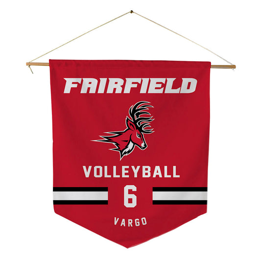 Fairfield - NCAA Women's Volleyball : Monica Vargo - Pennant - 18" x 21"-0