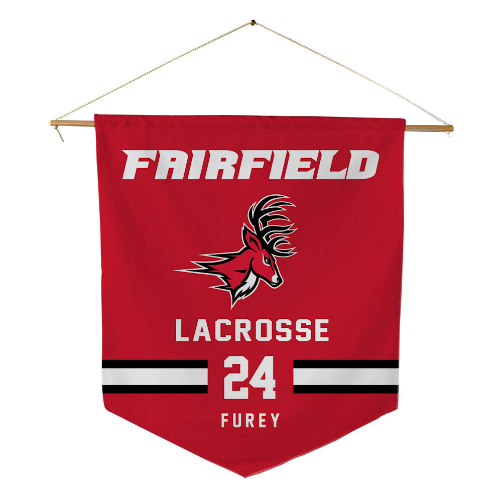 Fairfield - NCAA Women's Lacrosse : Keira Furey - Pennant - 18" x 21"-0