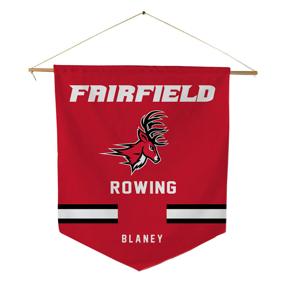Fairfield - NCAA Men's Rowing : John Blaney - Pennant - 18" x 21"-0