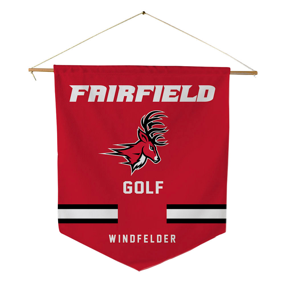 Fairfield - NCAA Women's Golf : Grace Windfelder - Pennant - 18" x 21"-0
