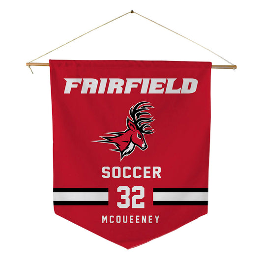 Fairfield - NCAA Women's Soccer : Kaitlyn McQueeney - Pennant - 18" x 21"-0