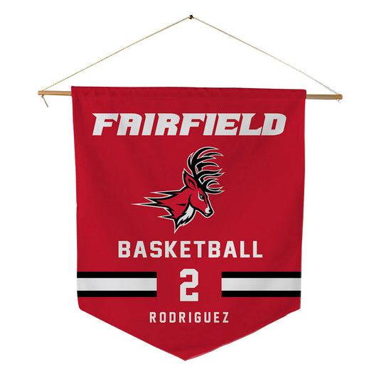Fairfield - NCAA Men's Basketball : Nasir Rodriguez - Pennant - 18" x 21"-0