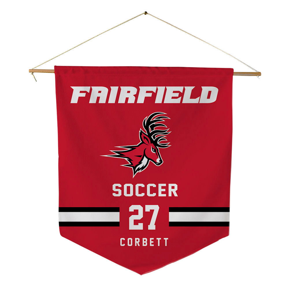 Fairfield - NCAA Women's Soccer : Sydney Corbett - Pennant - 18" x 21"-0