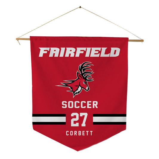 Fairfield - NCAA Women's Soccer : Sydney Corbett - Pennant - 18" x 21"-0