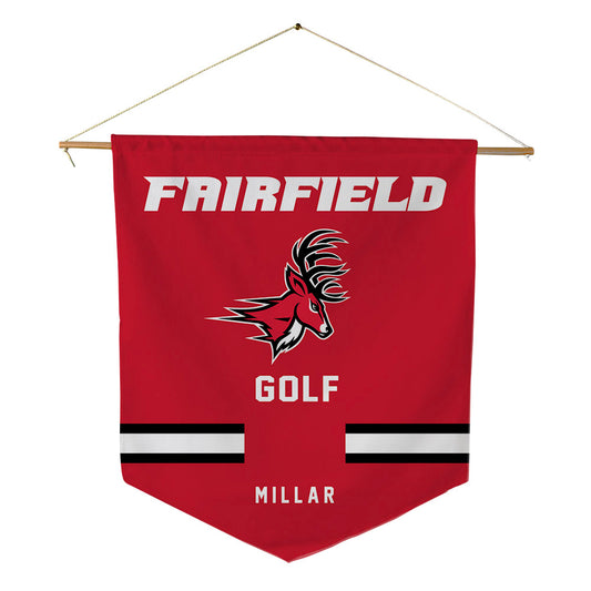 Fairfield - NCAA Men's Golf : Chase Millar - Pennant - 18" x 21"-0