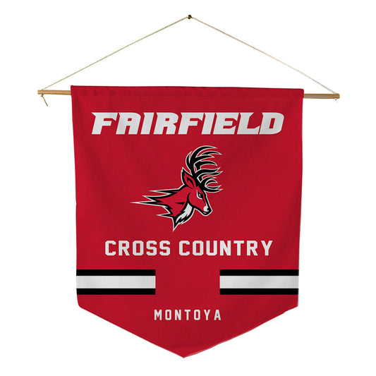 Fairfield - NCAA Men's Cross Country : Gabriel Montoya - Pennant - 18" x 21"-0