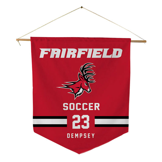 Fairfield - NCAA Women's Soccer : Bridget Dempsey - Pennant - 18" x 21"-0