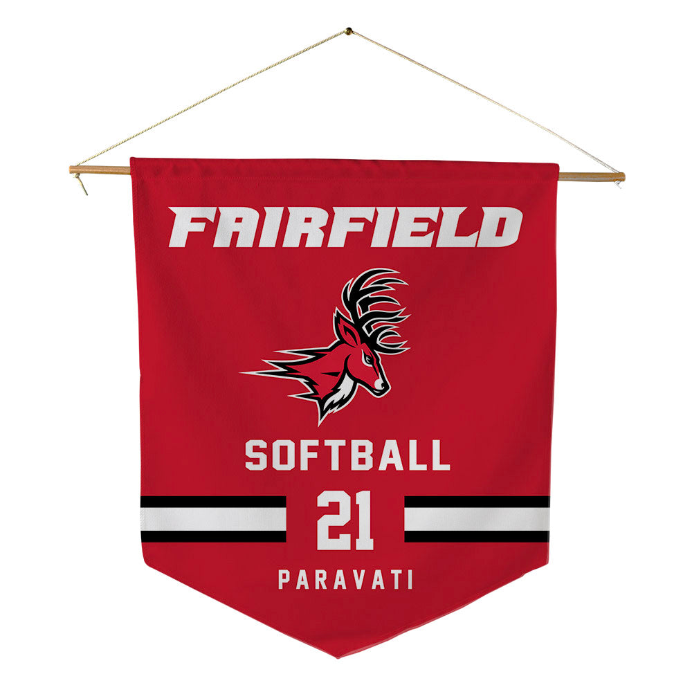 Fairfield - NCAA Softball : Anna Paravati - Pennant - 18" x 21"-0