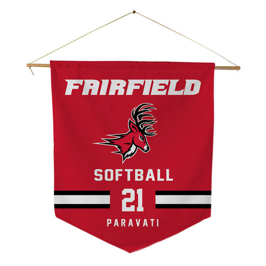 Fairfield - NCAA Softball : Anna Paravati - Pennant - 18" x 21"-0